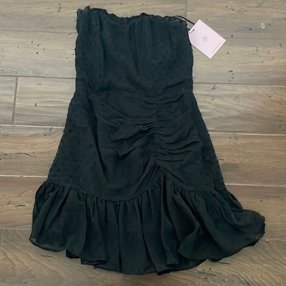 HELLO MOLLY face on magazines dress brandy new